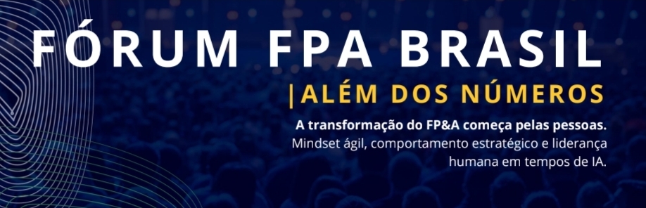 Identidade visual de Primeiro Fórum FP&A Brasil