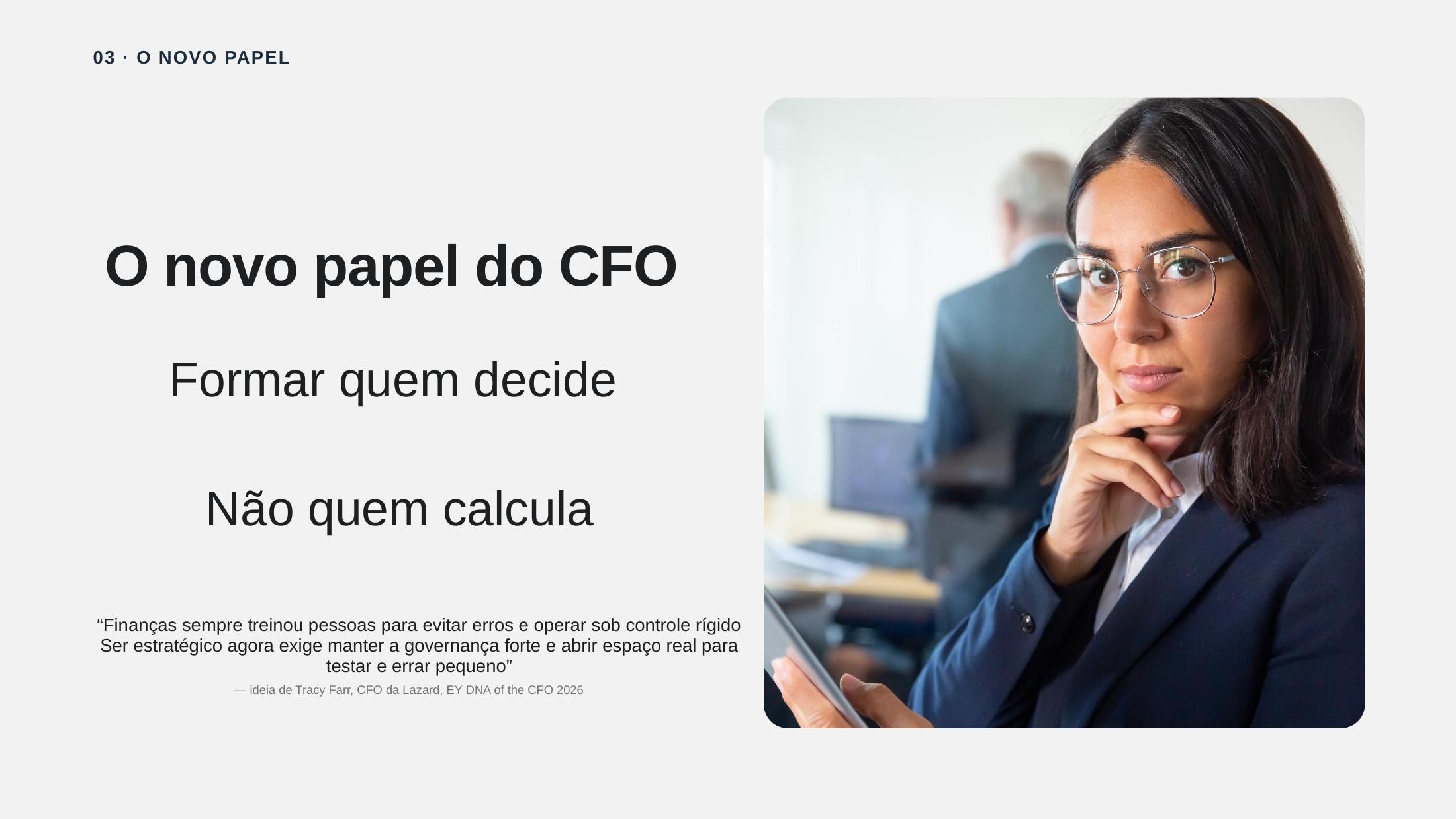 Slide 10 da apresentação Além da planilha