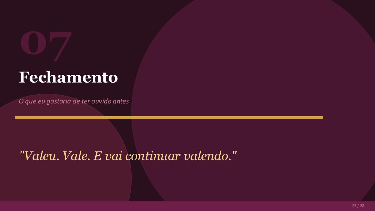 Página 25 da apresentação O poder da mulher no mercado de trabalho