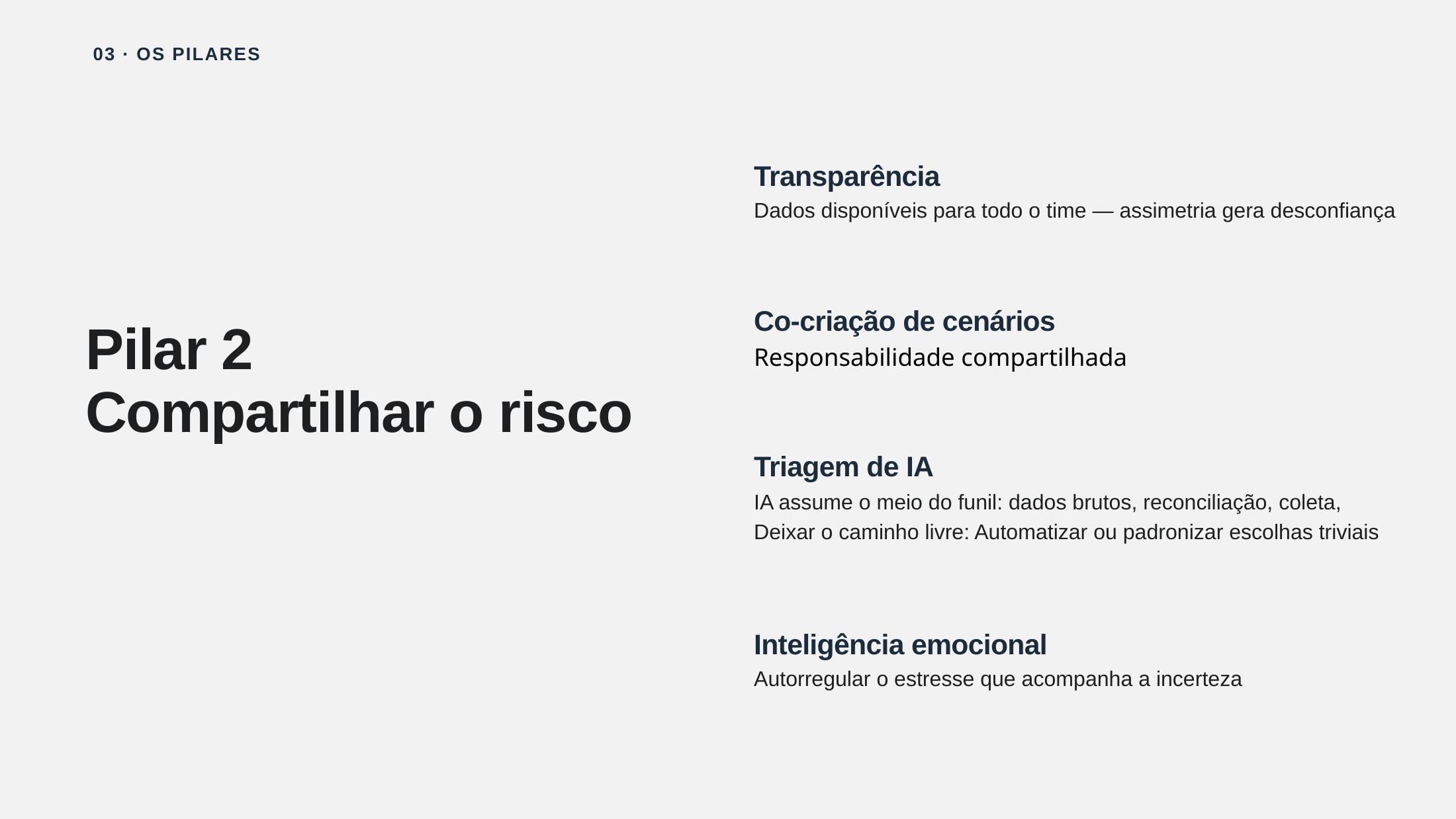 Slide 15 da apresentação Além da planilha